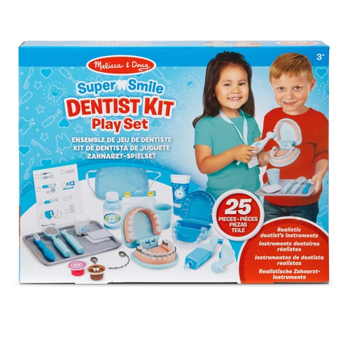Melissa & Doug Super Smile Dentist Kit Play Set 25st