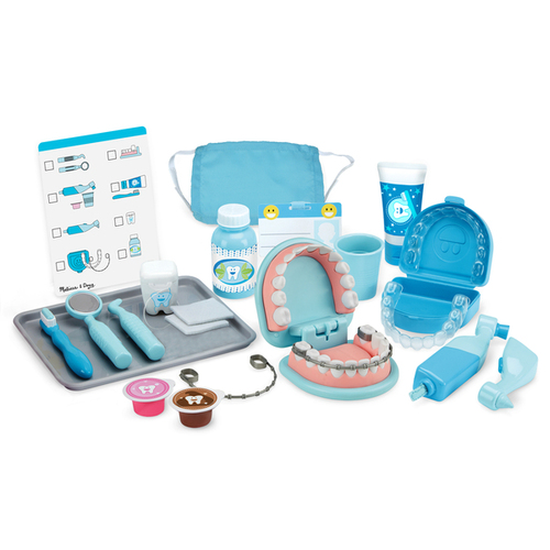 Melissa & Doug Super Smile Dentist Kit Play Set 25st - Afbeelding 6