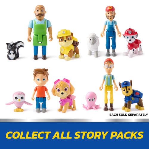 Paw Patrol Story Figure Pack Wih Rubble - Afbeelding 5