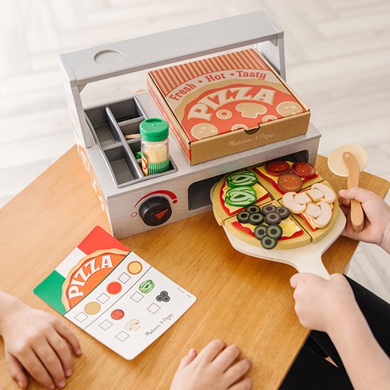 Melissa & Doug Wooden Pizza Counter - Afbeelding 2