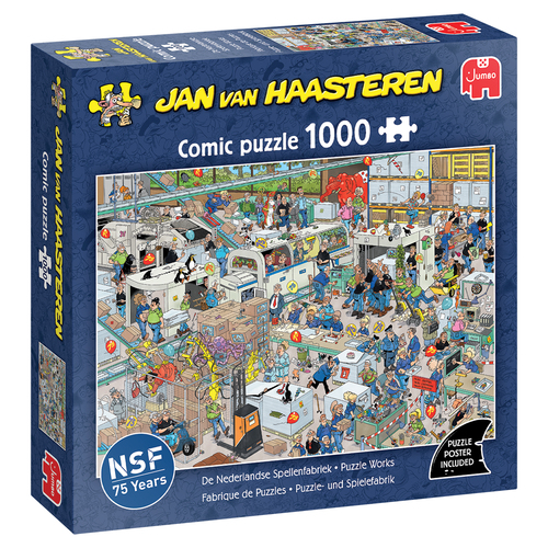 Jan van Haasteren - De Nederlandse Spellenfabriek (1000 stukjes)