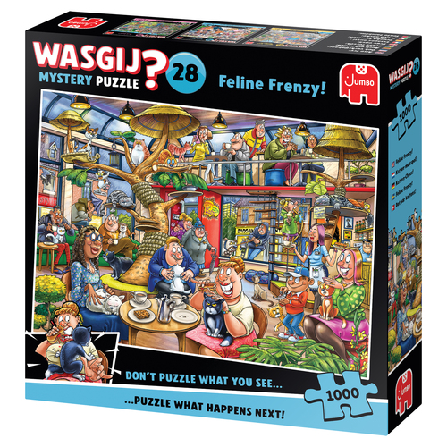 Wasgij Mystery 28 - Kat - en - muisspel! - 1000 stukjes - Afbeelding 2