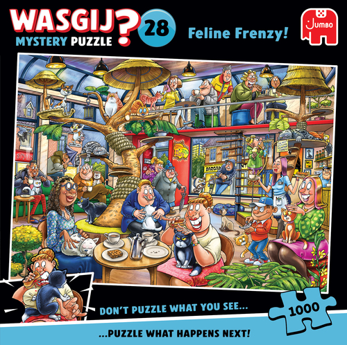 Wasgij Mystery 28 - Kat - en - muisspel! - 1000 stukjes - Afbeelding 3