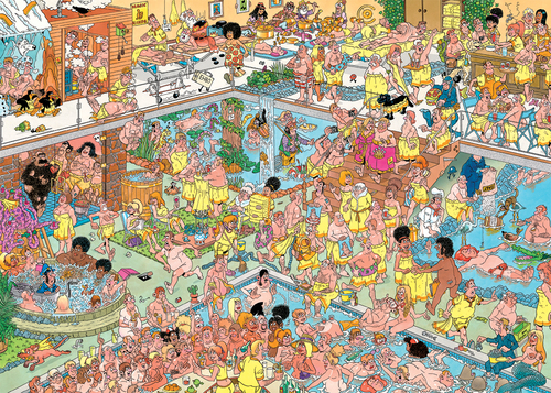 Jan van Haasteren - Op hete kolen (1000 stukjes) - Afbeelding 4