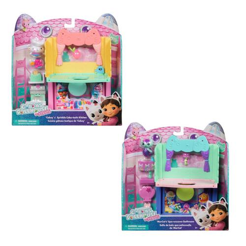 Gabby Dollhouse - The movie Keuken/badkamer (assortiment, 1 set)