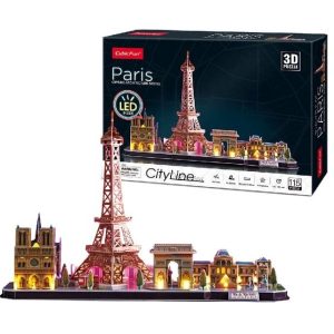Cubic Fun 3D Puzzel – City Line Parijs LED