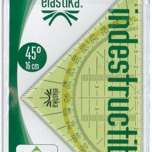 ARDA Elastika soepele geodriehoek 45° – 16cm