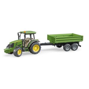 Traktor John Deere 5115M met kiepaanhanger
