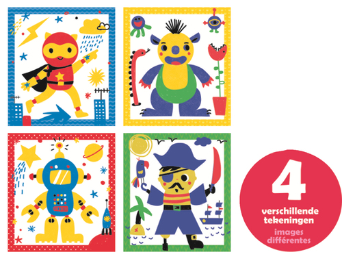 Dessineo Schilderen met sjablonen - Personages - Afbeelding 4