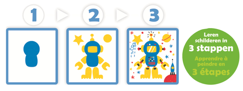 Dessineo Schilderen met sjablonen - Personages - Afbeelding 5