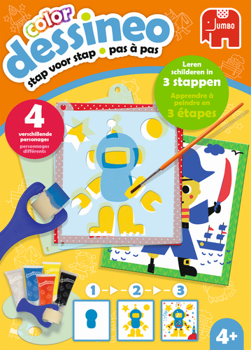 Dessineo Schilderen met sjablonen - Personages - Afbeelding 7