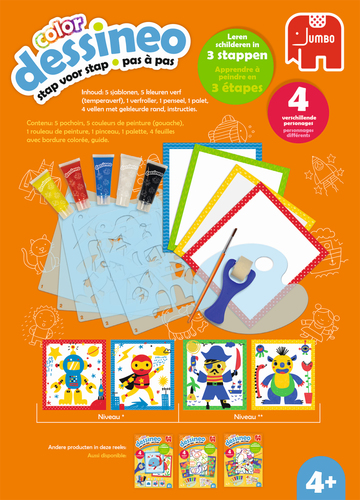 Dessineo Schilderen met sjablonen - Personages - Afbeelding 8