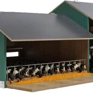 Stal met landbouwloods 55x72x32 cm (1:32)