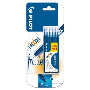 Pilot FriXion Ball & Clicker navulling (blauw) 0,7mm – 6stuks