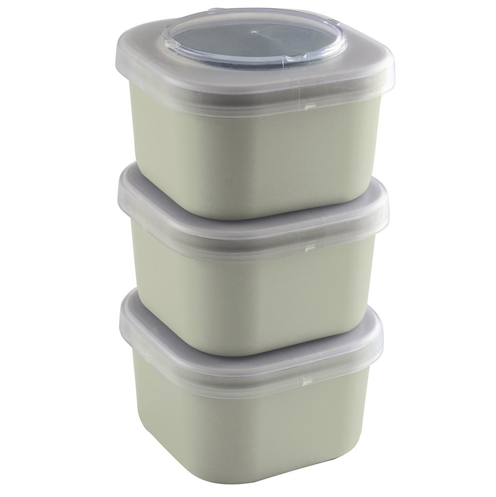 Sigma Home Food to go Lunch bakje (set van 3) - lichtgroen