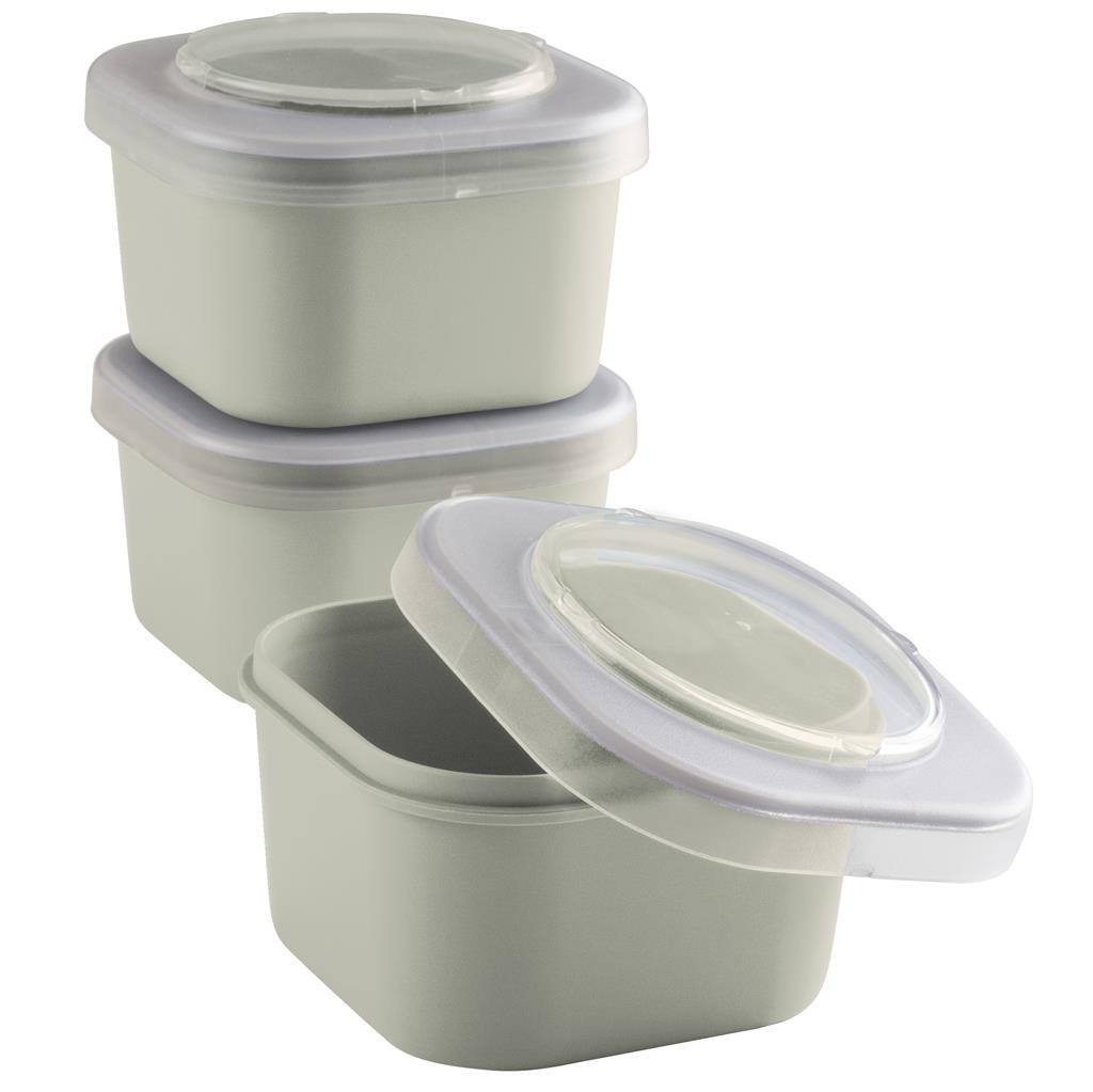 Sigma Home Food to go Lunch bakje (set van 3) - lichtgroen - Afbeelding 2