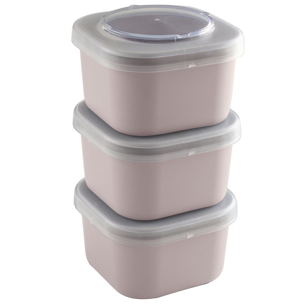 Sigma Home Food to go Lunch bakje (set van 3) - roze