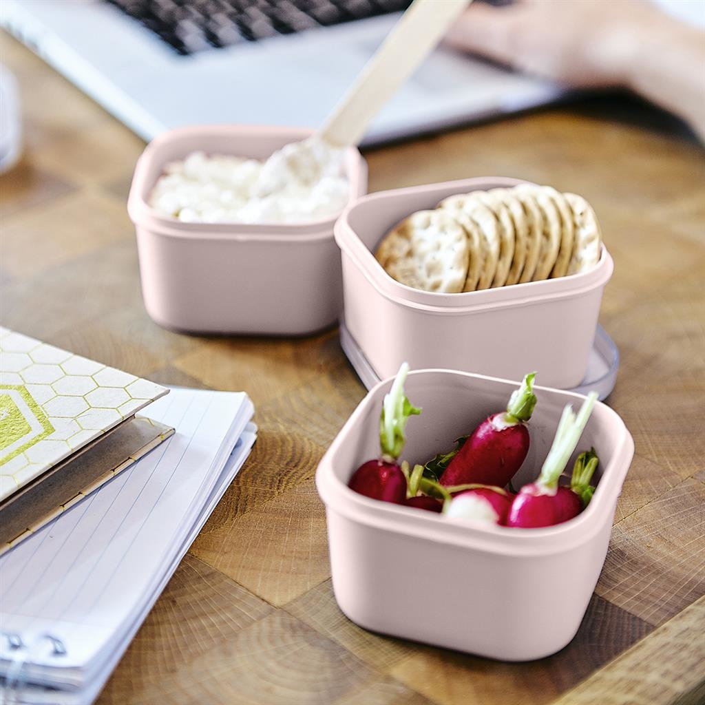 Sigma Home Food to go Lunch bakje (set van 3) - roze - Afbeelding 2