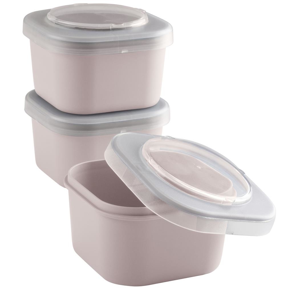 Sigma Home Food to go Lunch bakje (set van 3) - roze - Afbeelding 3