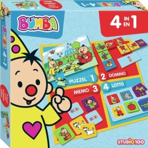 Bumba – Spel 4-in-1 (memo/domino/puzzel/lotto)