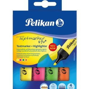 Pelikan Markeerstift 490/4 – kleuren ass.
