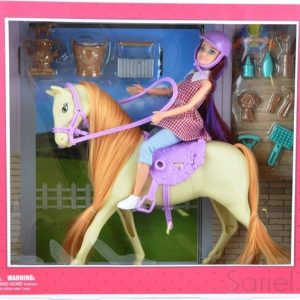 Poppenspeelset paard