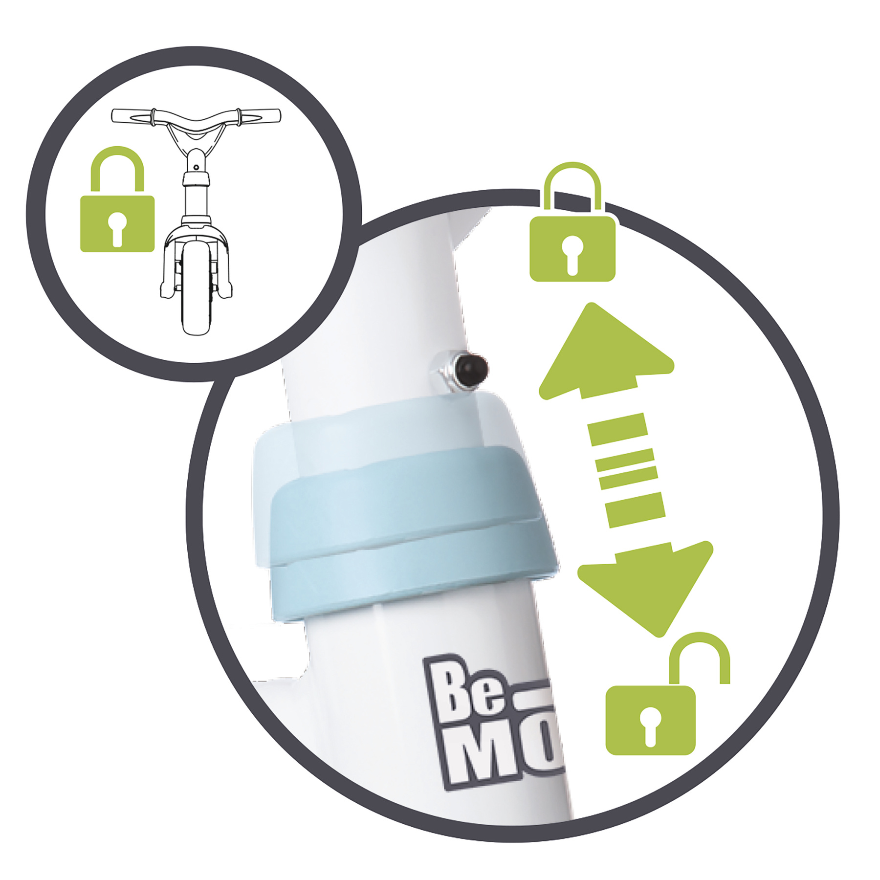 Smoby Driewieler Be Move Comfort - blauw - Afbeelding 6