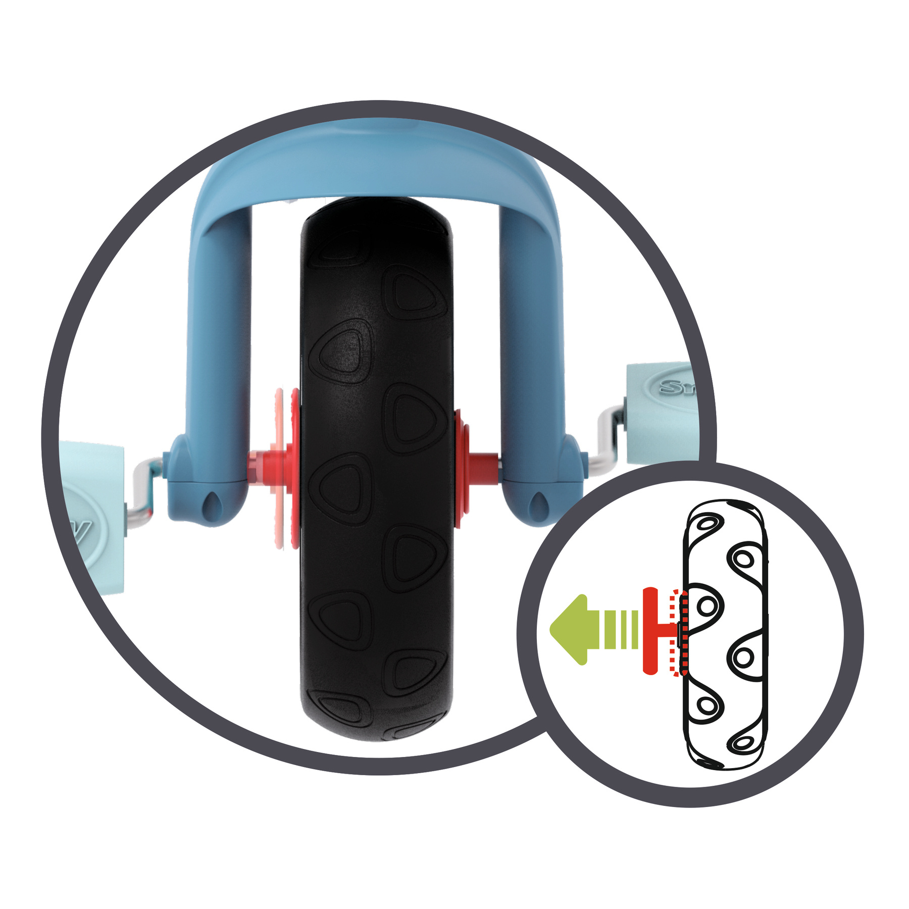 Smoby Driewieler Be Move Comfort - blauw - Afbeelding 7