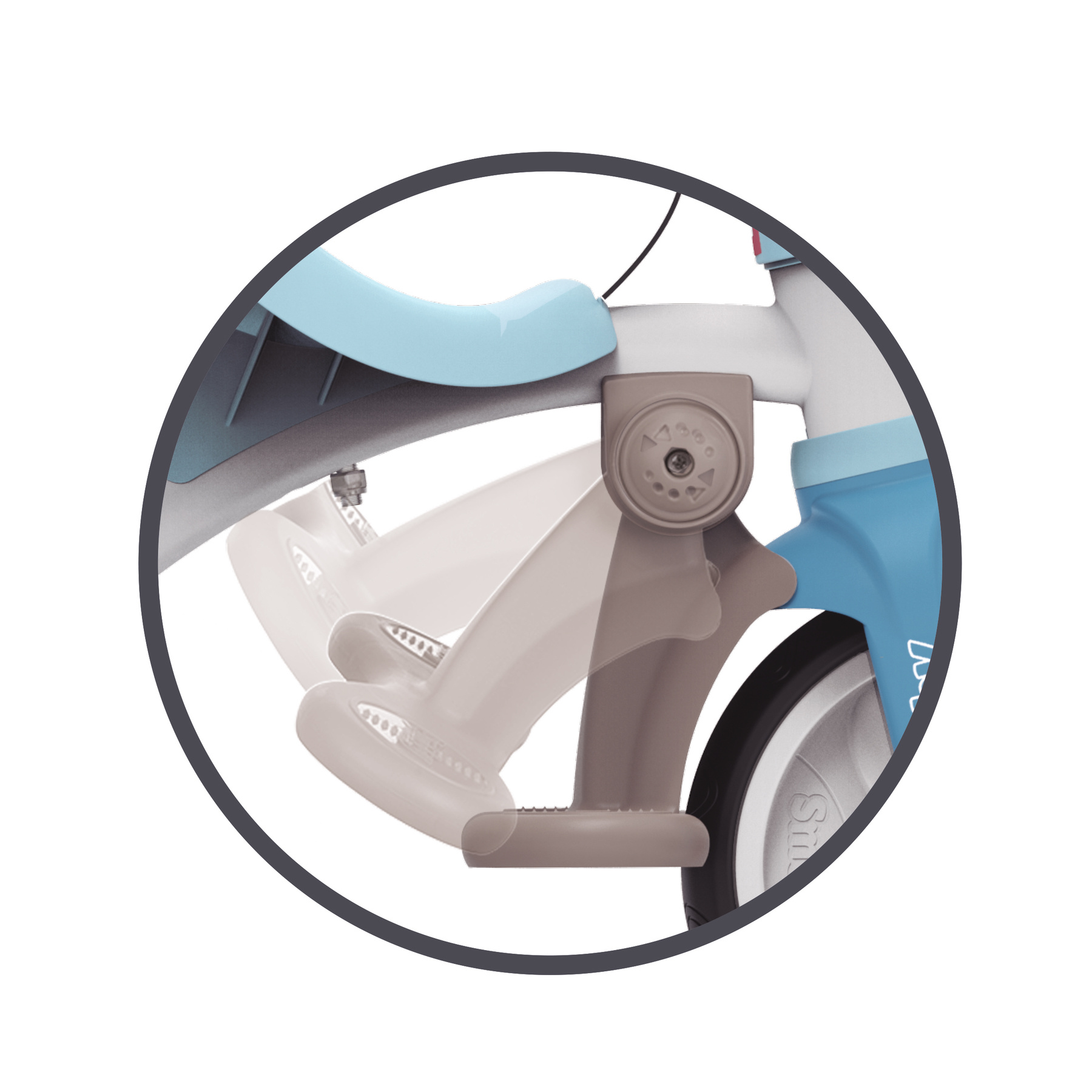 Smoby Driewieler Be Move Comfort - blauw - Afbeelding 9