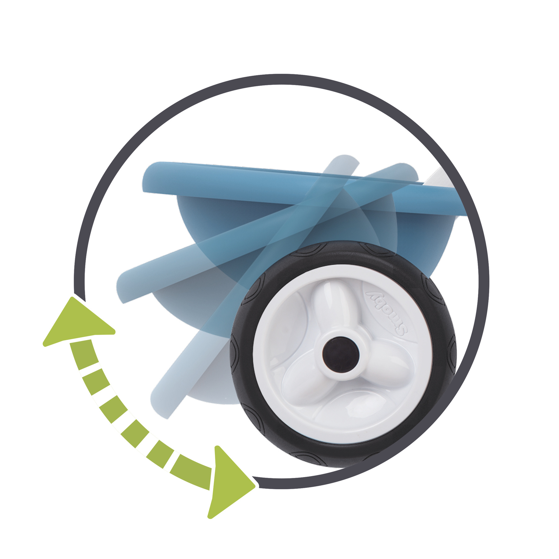 Smoby Driewieler Be Move Comfort - blauw - Afbeelding 10