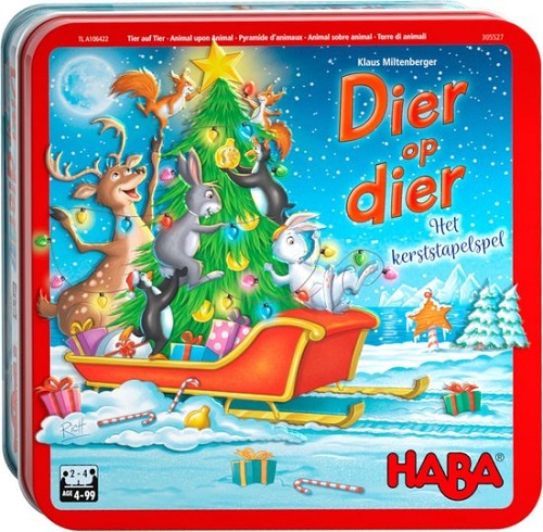 Dier op dier - Het kerststapelspel