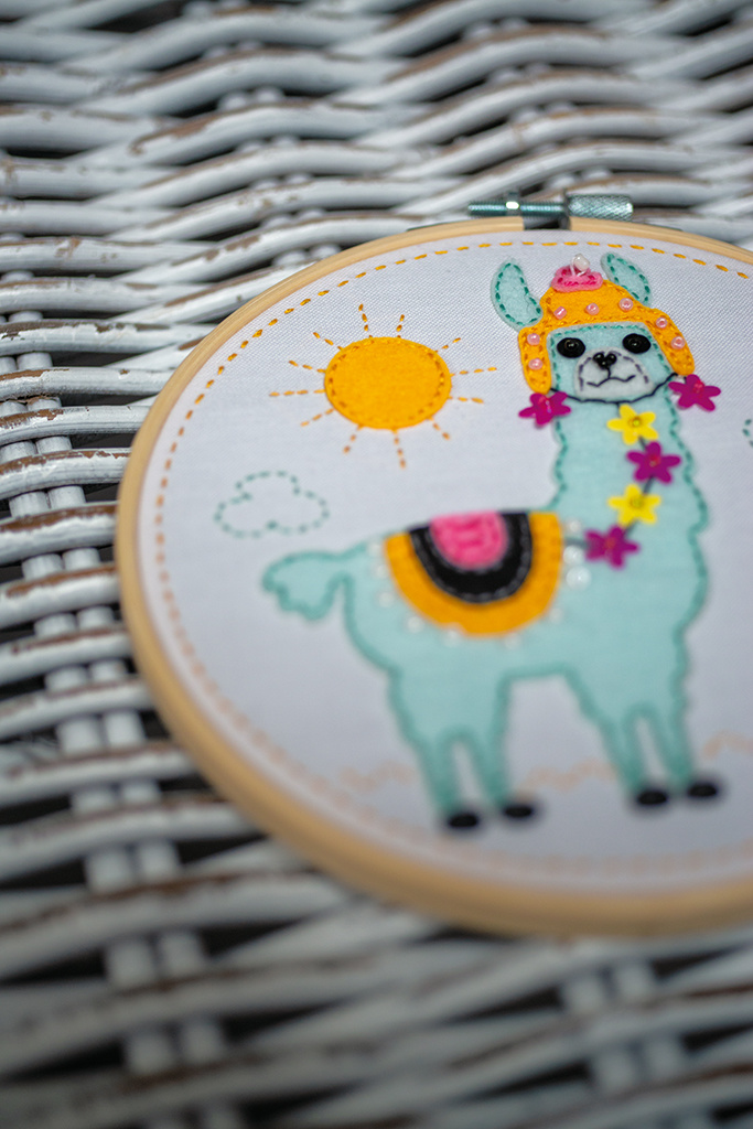Knutselkit met vilt - Lama - Afbeelding 5