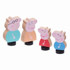Peppa Pig – Houten Familie figuren (4stuks)