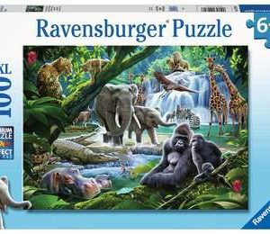 Puzzel (100stuks XXL) – Jungle dieren