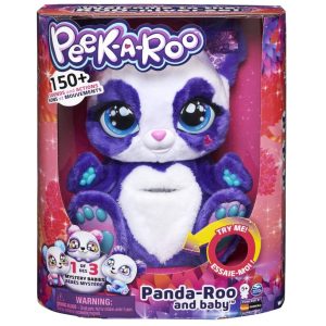 Peek-a-Roo – Panda-Roo met baby (interactieve knuffel)
