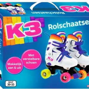 K3 Rolschaatsen ‘Regenboog’ – maat 30-33