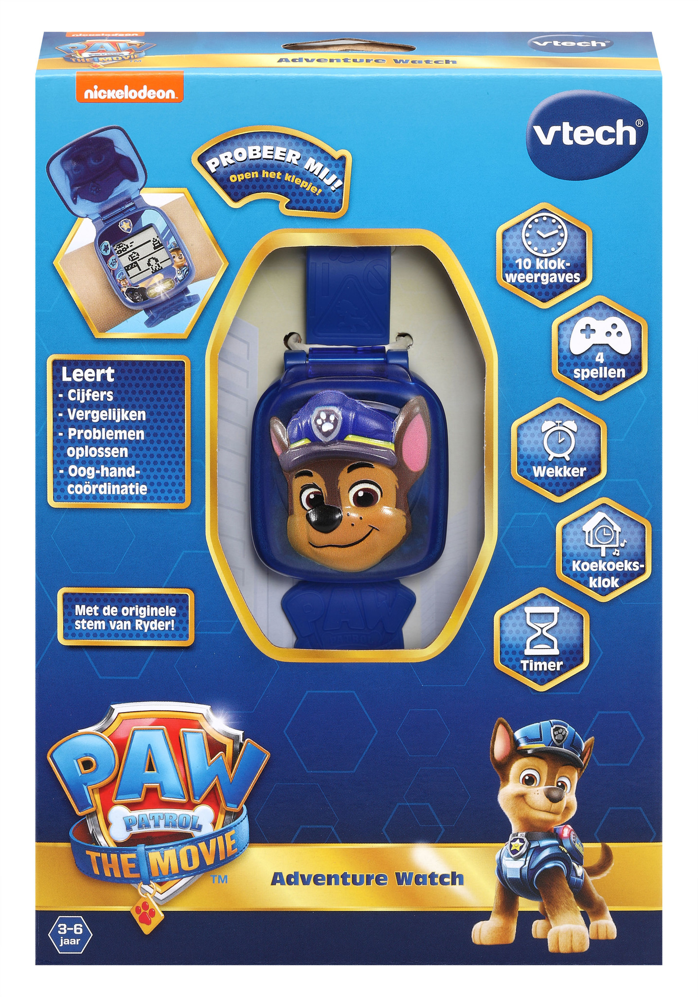 Paw Patrol - Chase Adventure Watch - Afbeelding 2