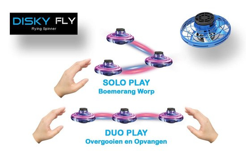 Gear2Play - Disky Fly Flying Spinner - Afbeelding 4