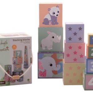 Jouéco – The Wildies Family Stapelblokken (10-delig)