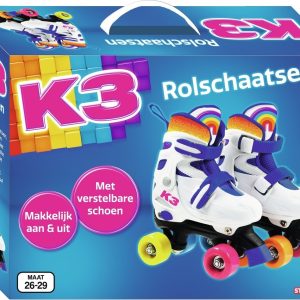 K3 Rolschaatsen ‘Regenboog’ – maat 26-29