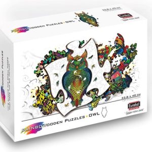 2D Rainbow Wooden Puzzel (137stuks) – Uil