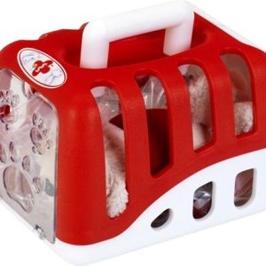 Dierenarts transportbox met hond (pluche) en accessoires
