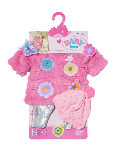 BABY Born - Pink Coat Set 43cm - Afbeelding 4