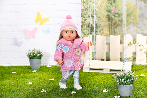 BABY Born - Pink Coat Set 43cm - Afbeelding 8