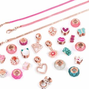 Make it Real – Armbanden Think Pink met halo-bedeltjes