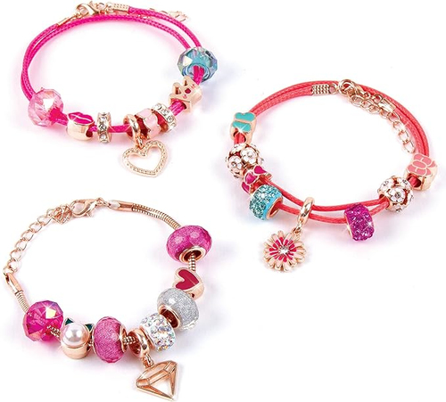 Make it Real - Armbanden Think Pink met halo-bedeltjes - Afbeelding 5