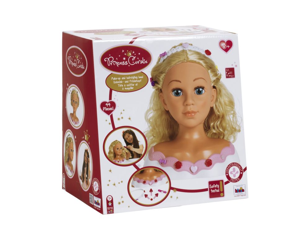 Princess Coralie - Kappershoofd + Make-up - Afbeelding 2