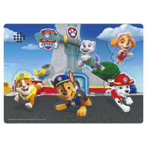 Paw Patrol – Inlegpuzzel (hout) met geluiden (5stuks)