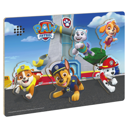 Paw Patrol - Inlegpuzzel (hout) met geluiden (5stuks) - Afbeelding 3
