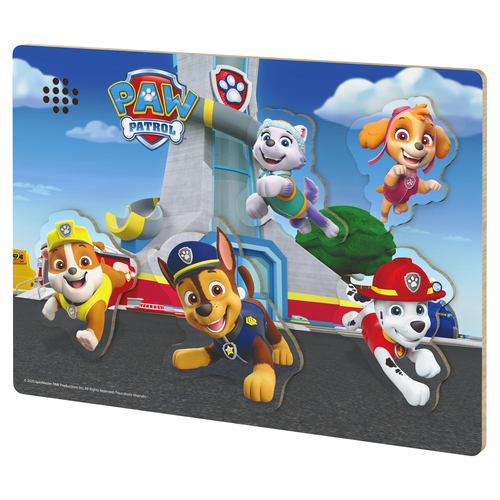 Paw Patrol - Inlegpuzzel (hout) met geluiden (5stuks) - Afbeelding 4